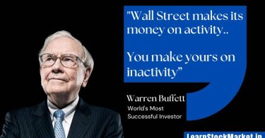 Wall Street Activity Inactivity Warren Buffett Quote